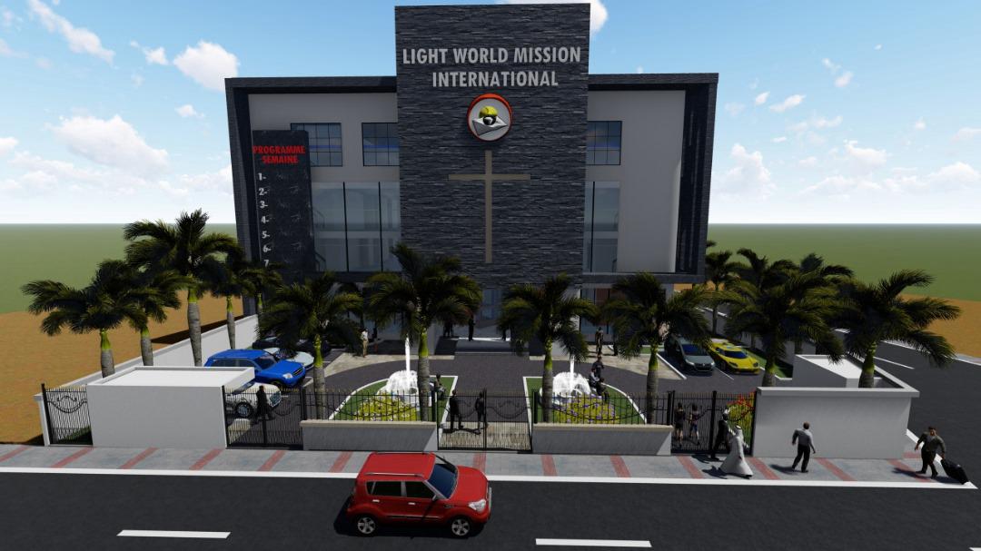 LIGHT WORLD MISSION CATHEDRAL PROJECT - FRONT VIEW